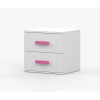 Nočný stolík SCOUT - biely (viac variant)