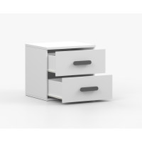 Nočný stolík SCOUT - biely (8 variant)