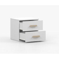 Nočný stolík SCOUT - biely (8 variant)