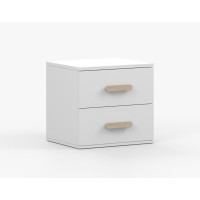 Nočný stolík SCOUT - biely (8 variant)