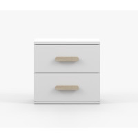 Nočný stolík SCOUT - biely (8 variant)
