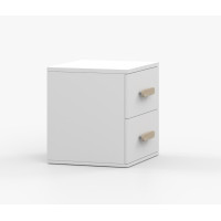 Nočný stolík SCOUT - biely (8 variant)