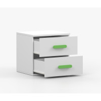 Nočný stolík SCOUT - biely (8 variant)