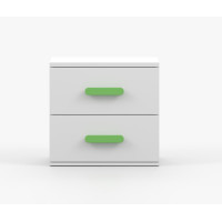 Nočný stolík SCOUT - biely (8 variant)