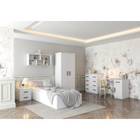 Nočný stolík SCOUT - biely (8 variant)