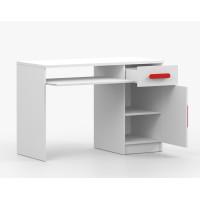 Písací stôl SCOUT - biely (8 variant)
