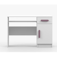 Písací stôl SCOUT - biely (8 variant)