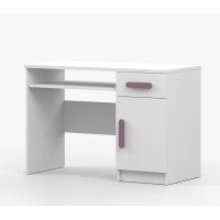 Písací stôl SCOUT - biely (8 variant)