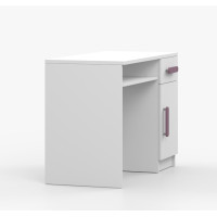 Písací stôl SCOUT - biely (8 variant)