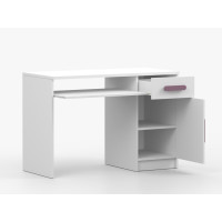 Písací stôl SCOUT - biely (8 variant)