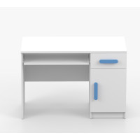 Písací stôl SCOUT - biely (8 variant)