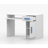 Písací stôl SCOUT - biely (8 variant)