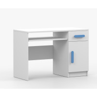 Písací stôl SCOUT - biely (8 variant)