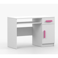 Písací stôl SCOUT - biely (viac variant)