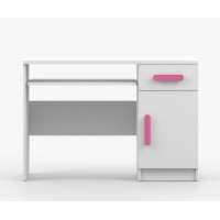 Písací stôl SCOUT - biely (viac variant)