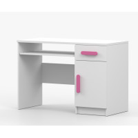 Písací stôl SCOUT - biely (viac variant)