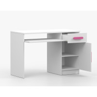 Písací stôl SCOUT - biely (viac variant)