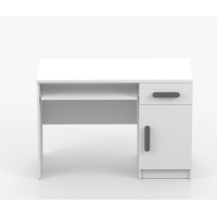 Písací stôl SCOUT - biely (8 variant)