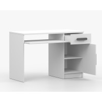 Písací stôl SCOUT - biely (8 variant)