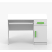 Písací stôl SCOUT - biely (8 variant)