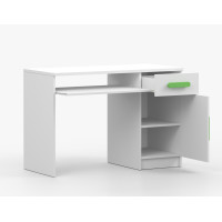 Písací stôl SCOUT - biely (8 variant)