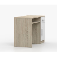 Písací stôl SCOUT - dub sonoma/biely (8 variant)