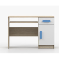 Písací stôl SCOUT - dub sonoma/biely (8 variant)