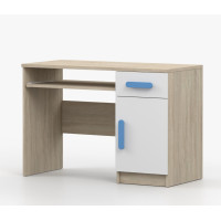 Písací stôl SCOUT - dub sonoma/biely (8 variant)