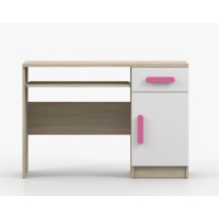 Písací stôl SCOUT - dub sonoma/biely (viac variant)