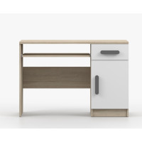 Písací stôl SCOUT - dub sonoma/biely (8 variant)