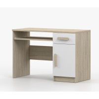 Písací stôl SCOUT - dub sonoma/biely (8 variant)