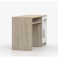 Písací stôl SCOUT - dub sonoma/biely (8 variant)