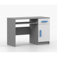 Písací stôl SCOUT - šedý/biely (8 variant)