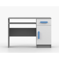 Písací stôl SCOUT - šedý/biely (8 variant)