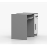 Písací stôl SCOUT - šedý/biely (8 variant)