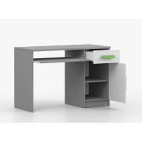 Písací stôl SCOUT - šedý/biely (8 variant)