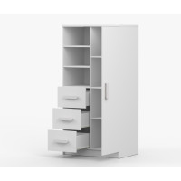 Regál SCOUT - biely (8 variant)