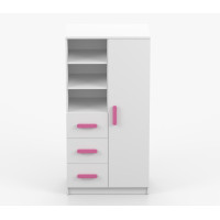 Regál SCOUT - biely (viac variant)