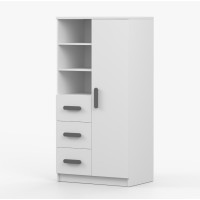 Regál SCOUT - biely (8 variant)