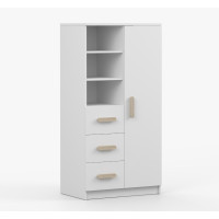 Regál SCOUT - biely (8 variant)