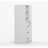 Regál SCOUT - biely (8 variant)