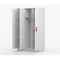 Šatní skříň SCOUT 2 - bílá (8 variant)