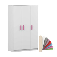 Šatníková skriňa SCOUT 2 - biela (viac variant)