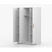 Šatní skříň SCOUT 2 - bílá (8 variant)