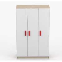 Šatní skříň SCOUT 2 - dub sonoma/bílá (8 variant)