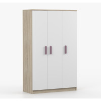 Šatní skříň SCOUT 2 - dub sonoma/bílá (8 variant)