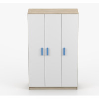 Šatní skříň SCOUT 2 - dub sonoma/bílá (8 variant)