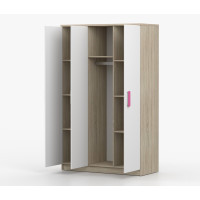 Šatníková skriňa SCOUT 2 - dub sonoma/biela (viac variant)