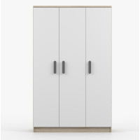 Šatní skříň SCOUT 2 - dub sonoma/bílá (8 variant)