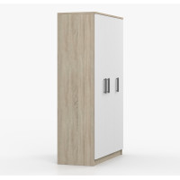 Šatní skříň SCOUT 2 - dub sonoma/bílá (8 variant)